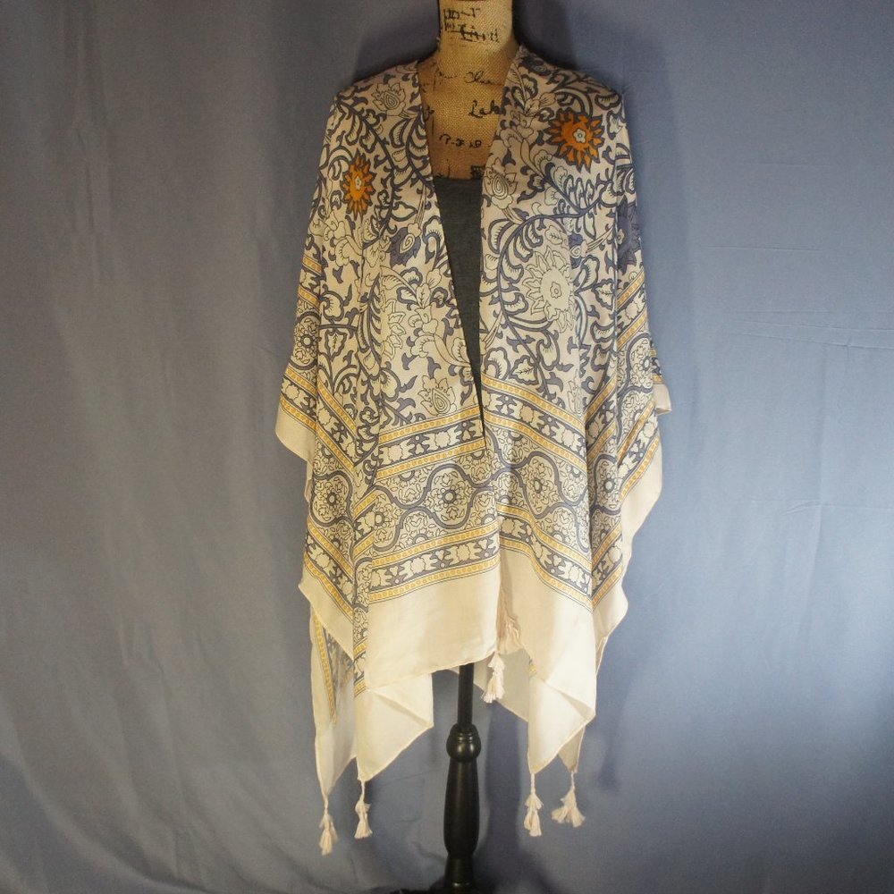 Cream Kimono Midi Length- Aluna Levi